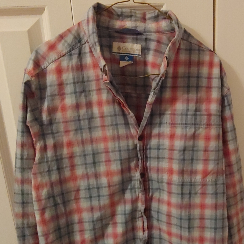 Columbia Sportswear Company Mens Button Down Shirt
